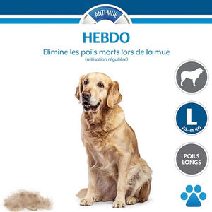 Brosse Anti-Mue Chien L Poils Longs Furminator