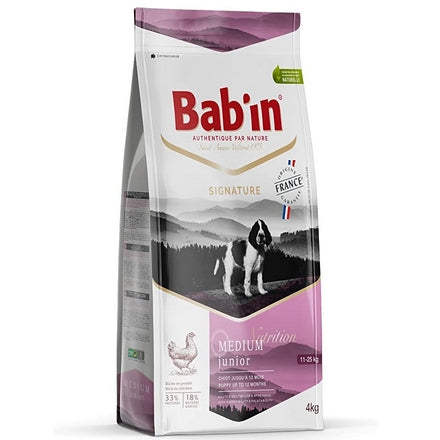 Bab'in Signature Poulet Chiot Medium Junior 15kg
