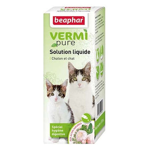 VERMIpure, solution purge aux plantes pour chaton et chat adulte