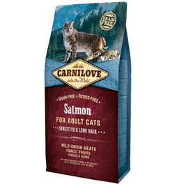 Carnilove Chat Adult Sensitive & Long Hair Saumon 2kg