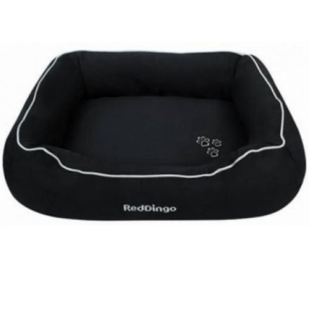 Corbeille Rembourrée Noir Red Dingo XL