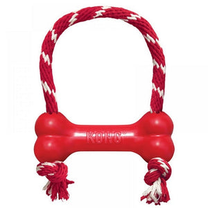 Jouet Kong Classic Goodie Bone With Rope Os Corde M