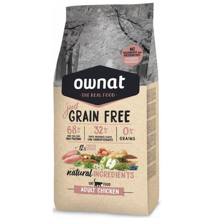 Ownat Just Grain Free Poulet Chat Adulte 3kg
