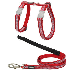 Harnais + Laisse Chat Union Jack Red Dingo