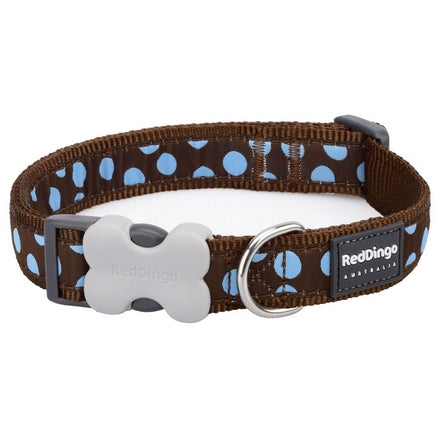 Collier Blue Spot Brown Red Dingo